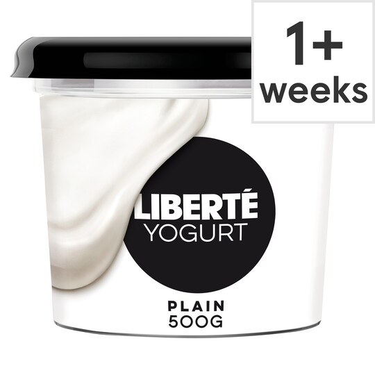Liberte 0 Fat Greek Style Natural Yogurt 500G Tesco Groceries