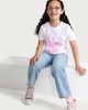 image 2 of F&F Girls Pure Cotton K-Pop Soda Pop Print T-Shirt in Multi