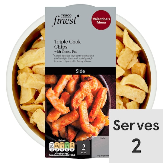 Tesco Finest Triple Cooked Chips 400G Tesco Groceries