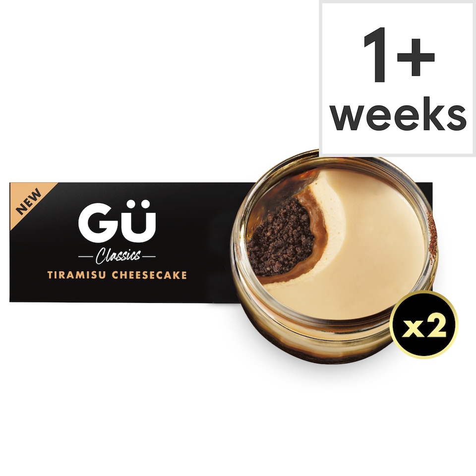 image 1 of Gu Tiramisu Cheesecake Dessert 2x80g