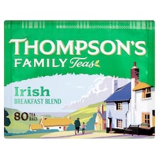 Thompson's Irish Breakfast Tea 80 Pack 250g