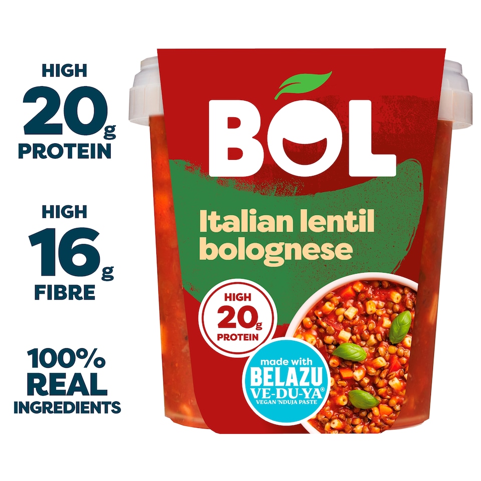 image 1 of BOL Italian Lentil Bolognese Power Pot 450g