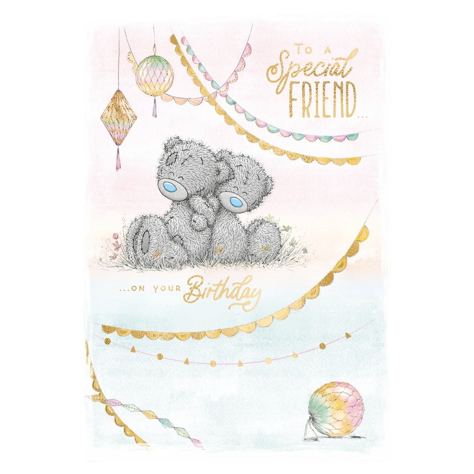 Carte Blanche Birthday Card To A Special Friend