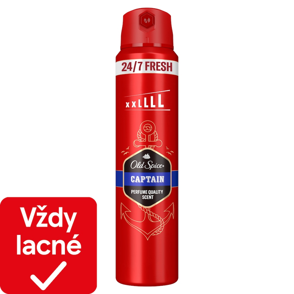 obrázok 1 z Old Spice Captain Telový Sprejový Dezodorant Pre Mužov 250ml
