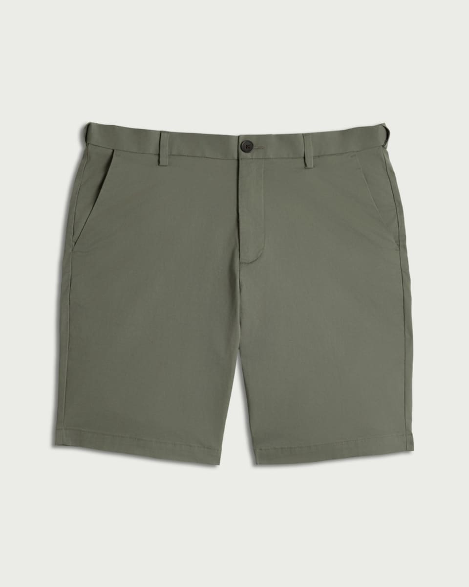 image 1 of F&F Cotton Rich FREEFIT® Lightweight Tailored Shorts in Khaki