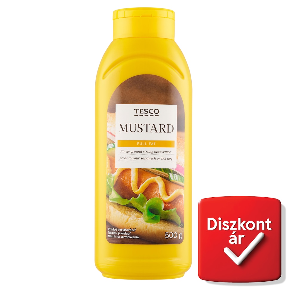 Tesco mustár 500 g