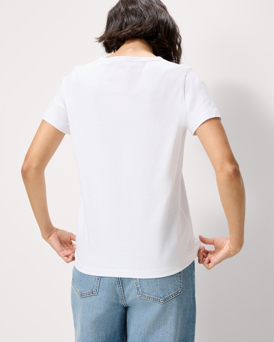 image 1 of F&F 3-Pack Pure Cotton Short Sleeved T-Shirts in Multi Black