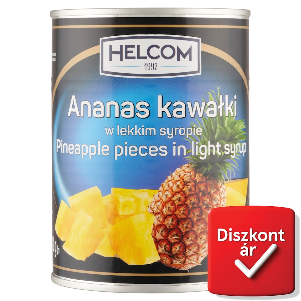 Helcom darabolt ananász enyhén cukrozott lében 565 g  1. kép