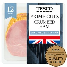 Tesco British Crumbed Ham 275G