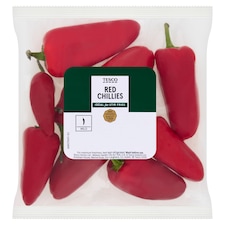 Tesco Red Chillies 200g