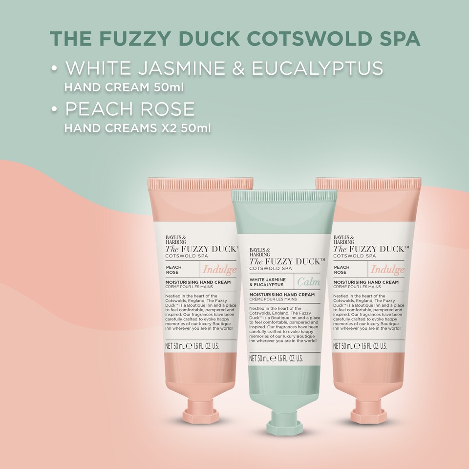 image 1 of Baylis & Harding The Fuzzy Duck Cotswold Spa Luxury Hand Treats Gift Set