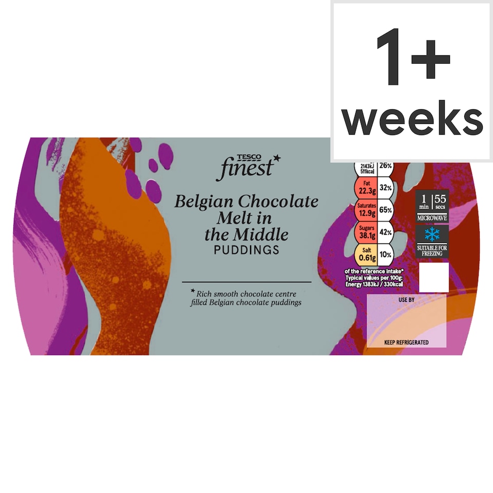 Tesco Finest Dine In Melt in The Middle Chocolate Fondants 310g