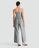 image 3 of F&F Herringbone Print Wide Leg Co-ord Trousers in Grey
