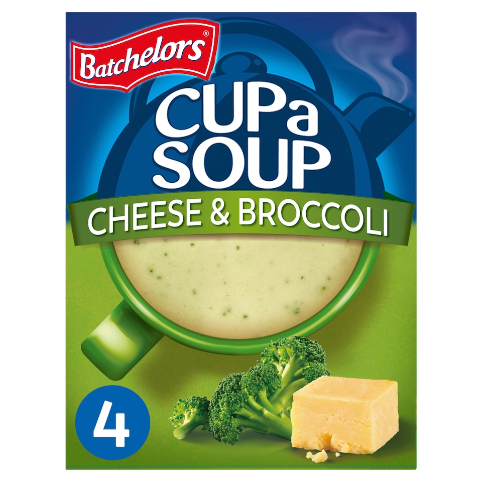 image 1 of Batchelors Cup a Soup Cheese & Broccoli 4 Sachets 92g