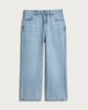 image 4 of F&F Girls Pure Cotton Heart Wide Leg Jeans in Blue