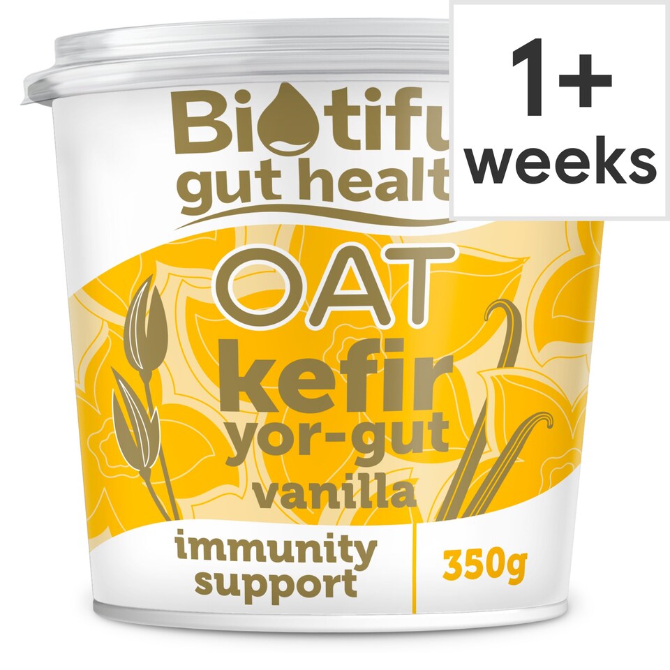 Biotiful Oat Kefir Vanilla 350g Tesco Groceries