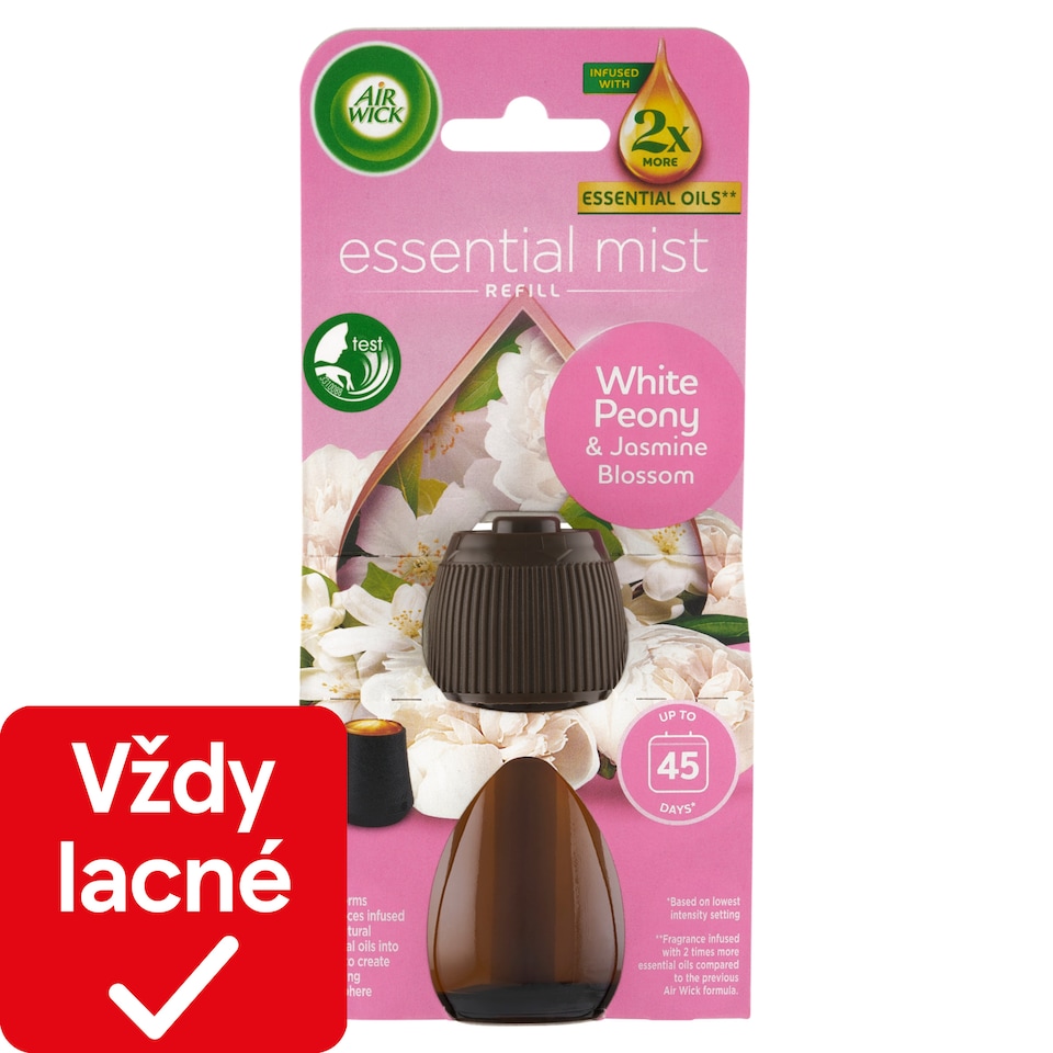obrázok 1 z Air Wick Náplň pre aroma difuzér pivónia a jazmínový kvet 20 ml