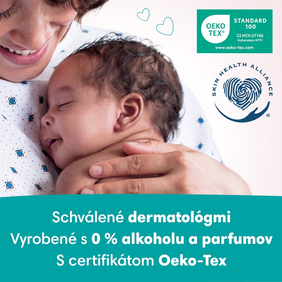 image 1 of Pampers Sensitive Vlhčené Obrúsky 12 ks Balení = 52 Obrúskov