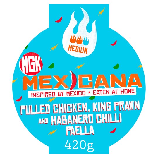 Mgk Chicken King Prawn & Chilli Paella 420G Tesco Groceries