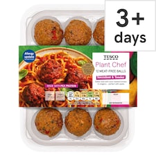Tesco Plant Chef Meat-Free Balls 12 Pack 336g