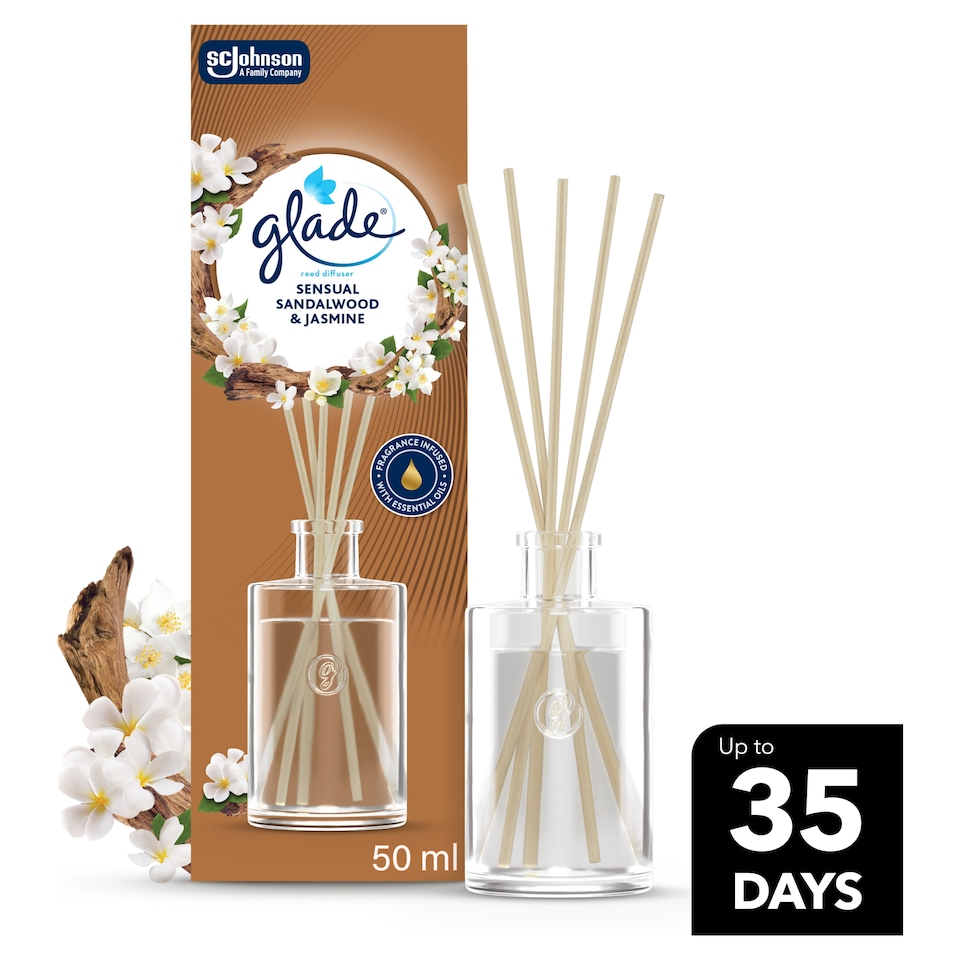 Glade Reed Diffuser Sandalwood & Jasmine 50ml