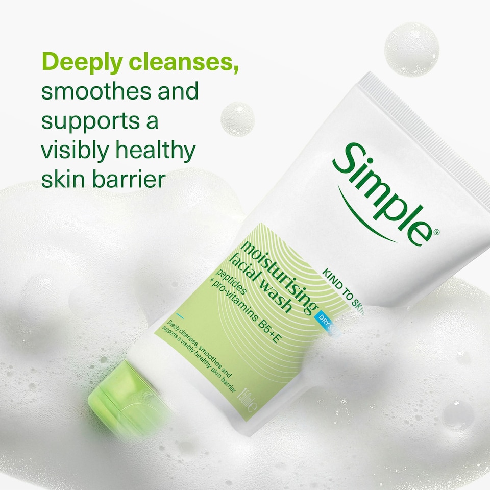 image 1 of Simple Kind To Skin Moisturising Face Wash 150Ml