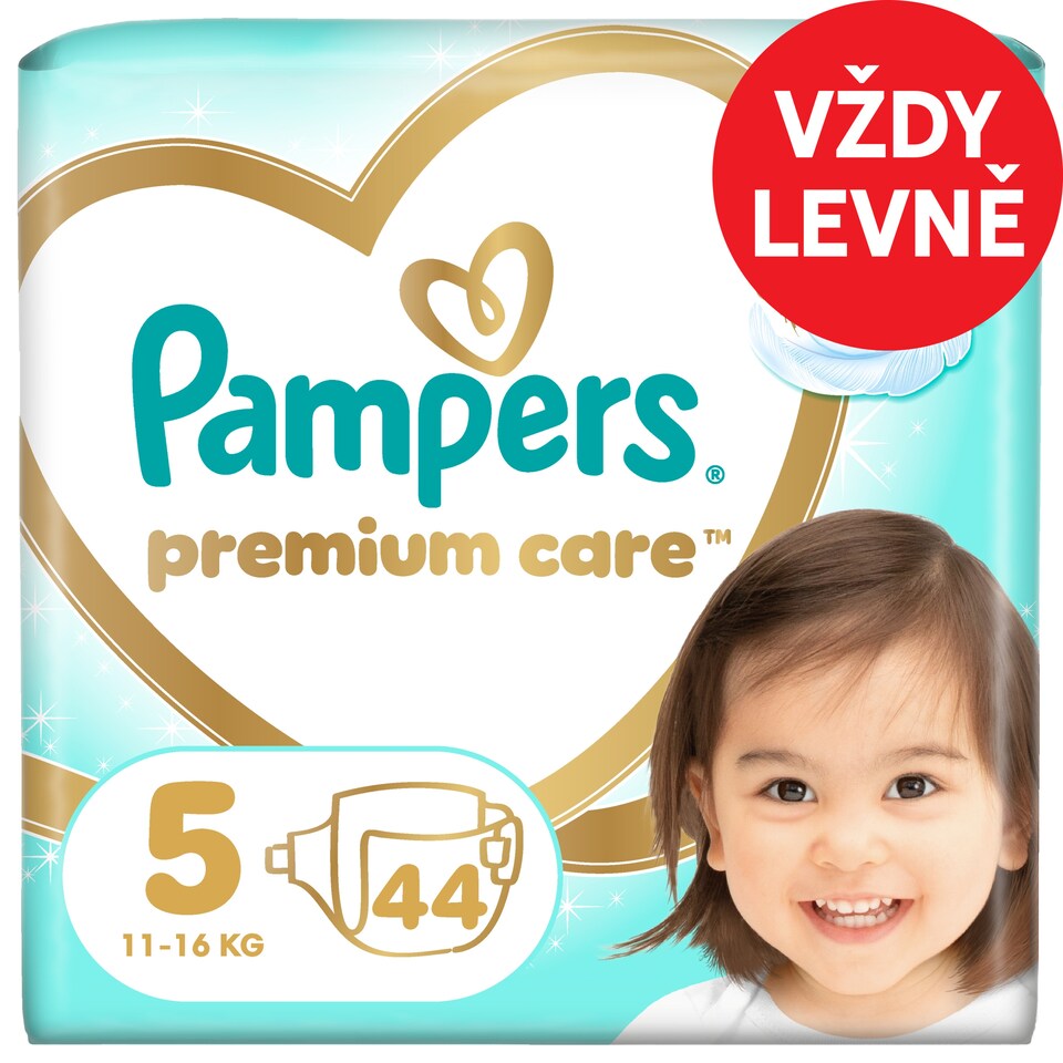 image 1 of Pampers Premium Care Size 5, 44 Nappies, 11kg-16kg
