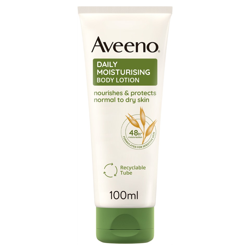 image 1 of Aveeno Daily Moisturising Body LotionFragrance Free 100ml