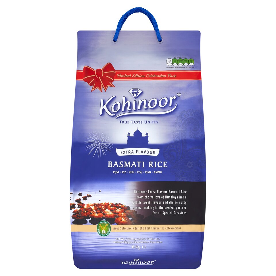 Kohinoor Platinum Basmati Rice 8Kg Tesco Groceries