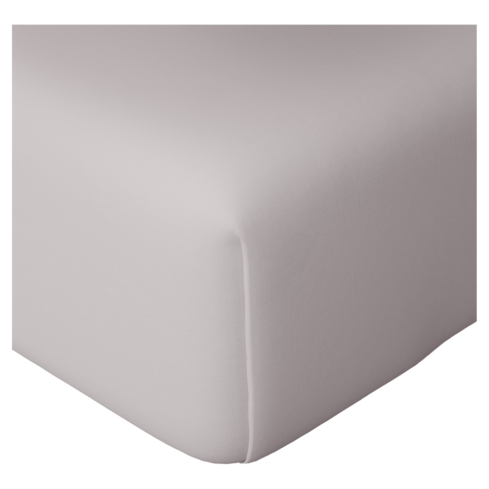 F&F Home Brushed Fitted Sheet Natural King