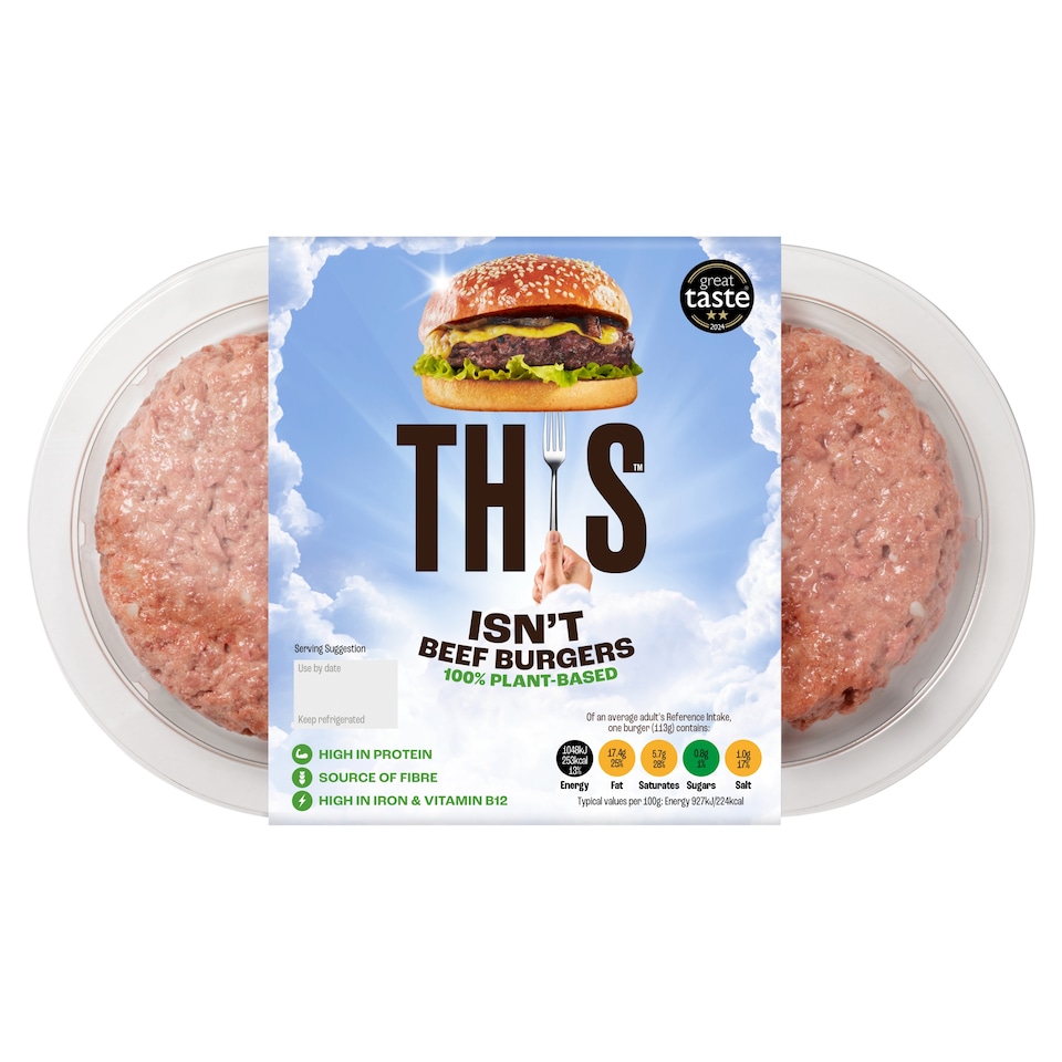 This Isn't Beef Plant Based Burgers 226G