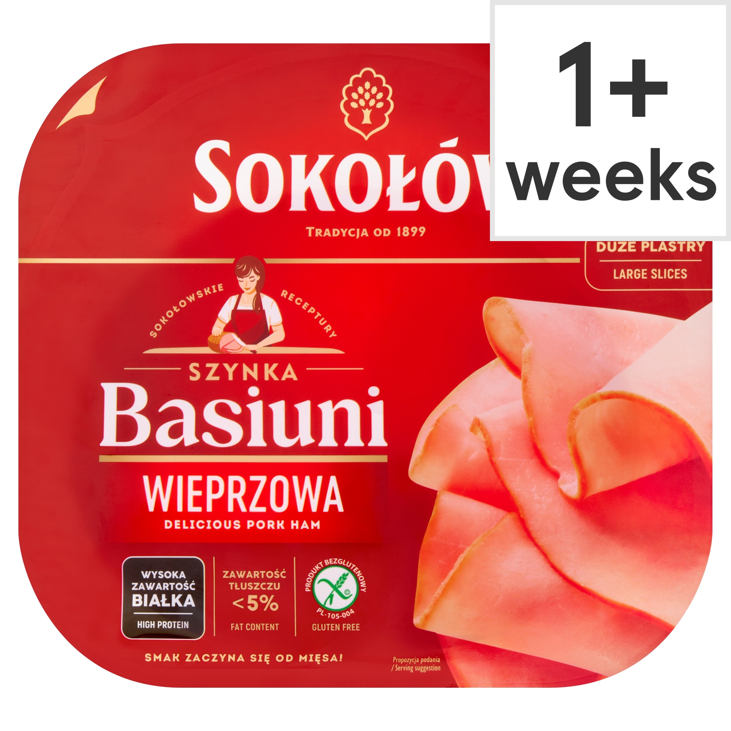 Sokolow Grandma Smoked Ham Slice 140G