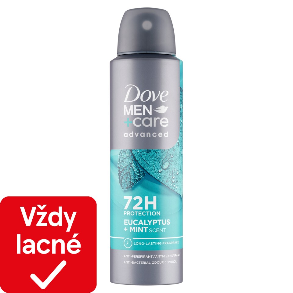 obrázok 1 z Dove Men+Care Advanced Eucalyptus Antiperspirant sprej 150 ml