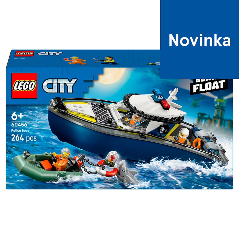 obrázok 1 z LEGO City 60456 Naháňačka v policajnej lodi
