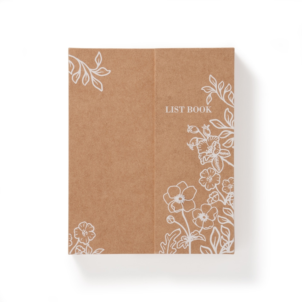 image 1 of Paperchase Full Bloom List Book