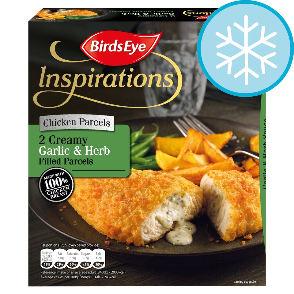 image 1 of Birds Eye Inspirations 2 Chicken With Garlic And Herb Sauce 240G