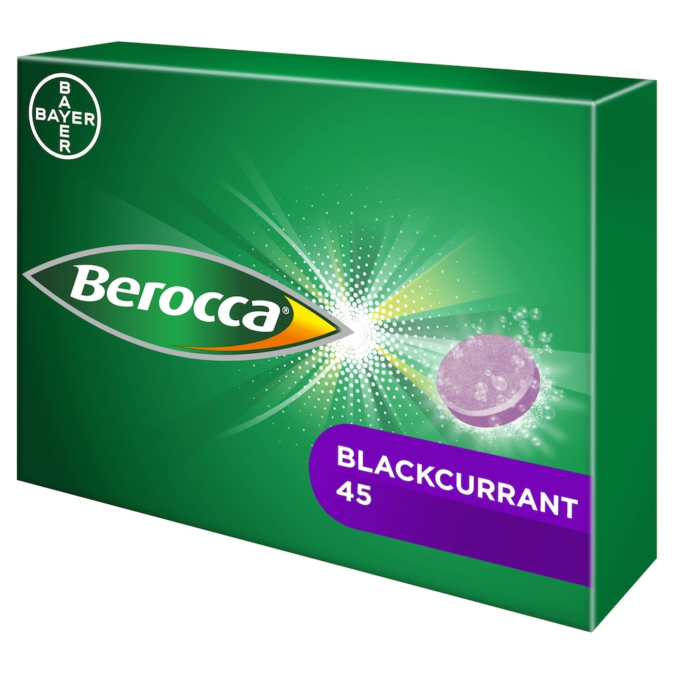 image 1 of Berocca Effervescent Tablets - Blackcurrant 45s