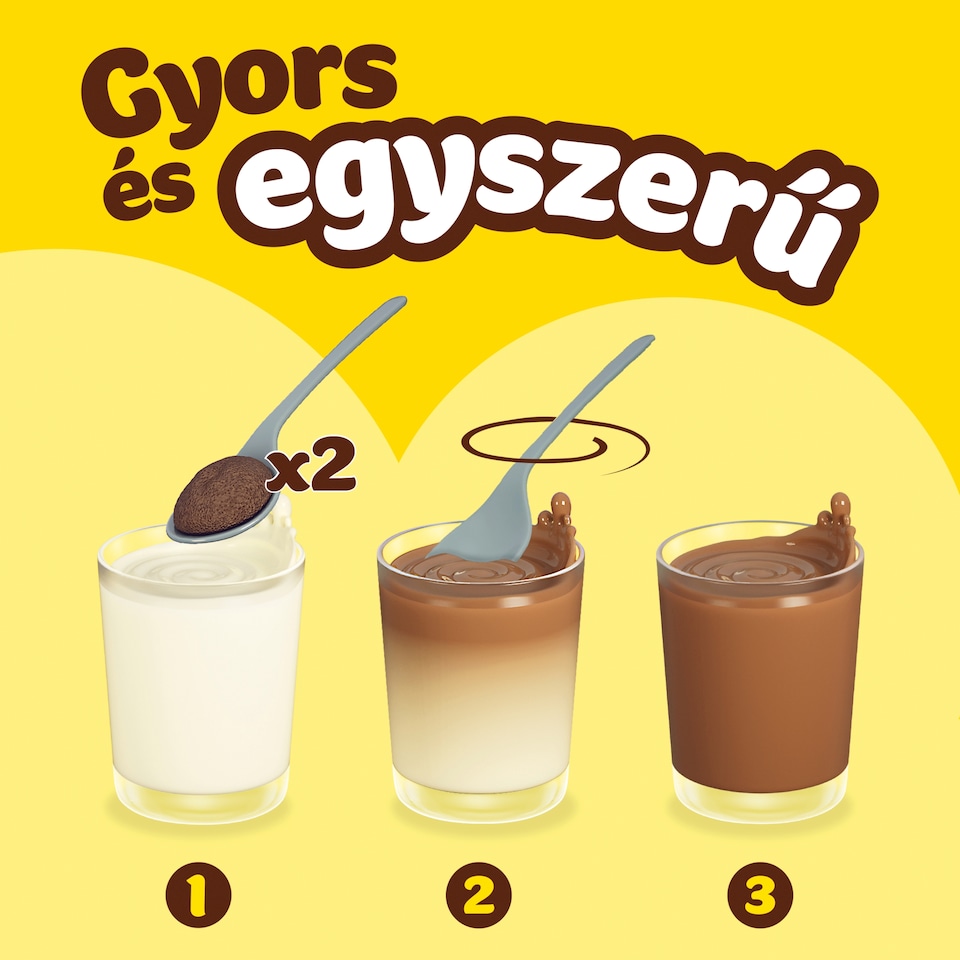 Nesquik instant cukrozott kakaóitalpor 390 g 1. kép
