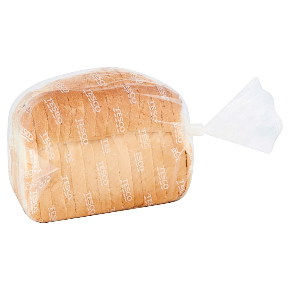 Tesco Crusty White Split Tin Sliced Bread 400G