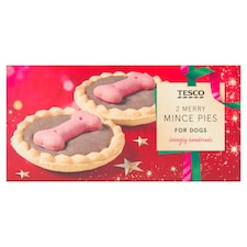 Tesco Mince Pies For Dogs 2 Pack