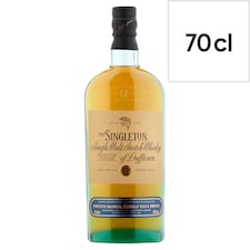 Singleton of Dufftown 12 Year Whisky Bottle 40% Vol 70cl