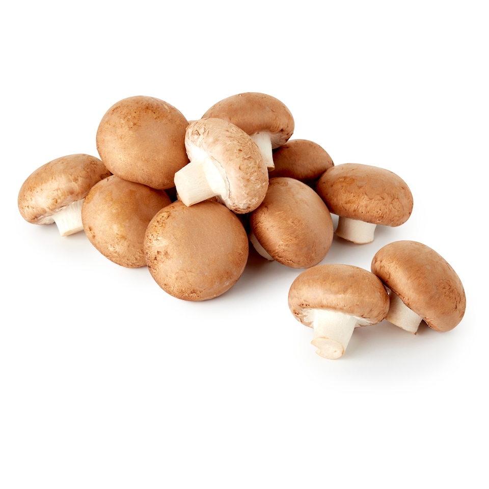 image 1 of Tesco Family Pack Chestnut Vitamin D Mushrooms 485G