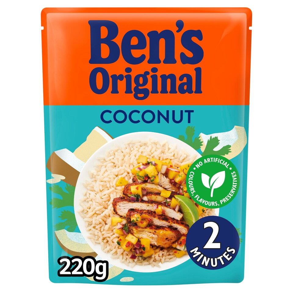 image 1 of Ben's Original Coconut Microwave Rice 220g