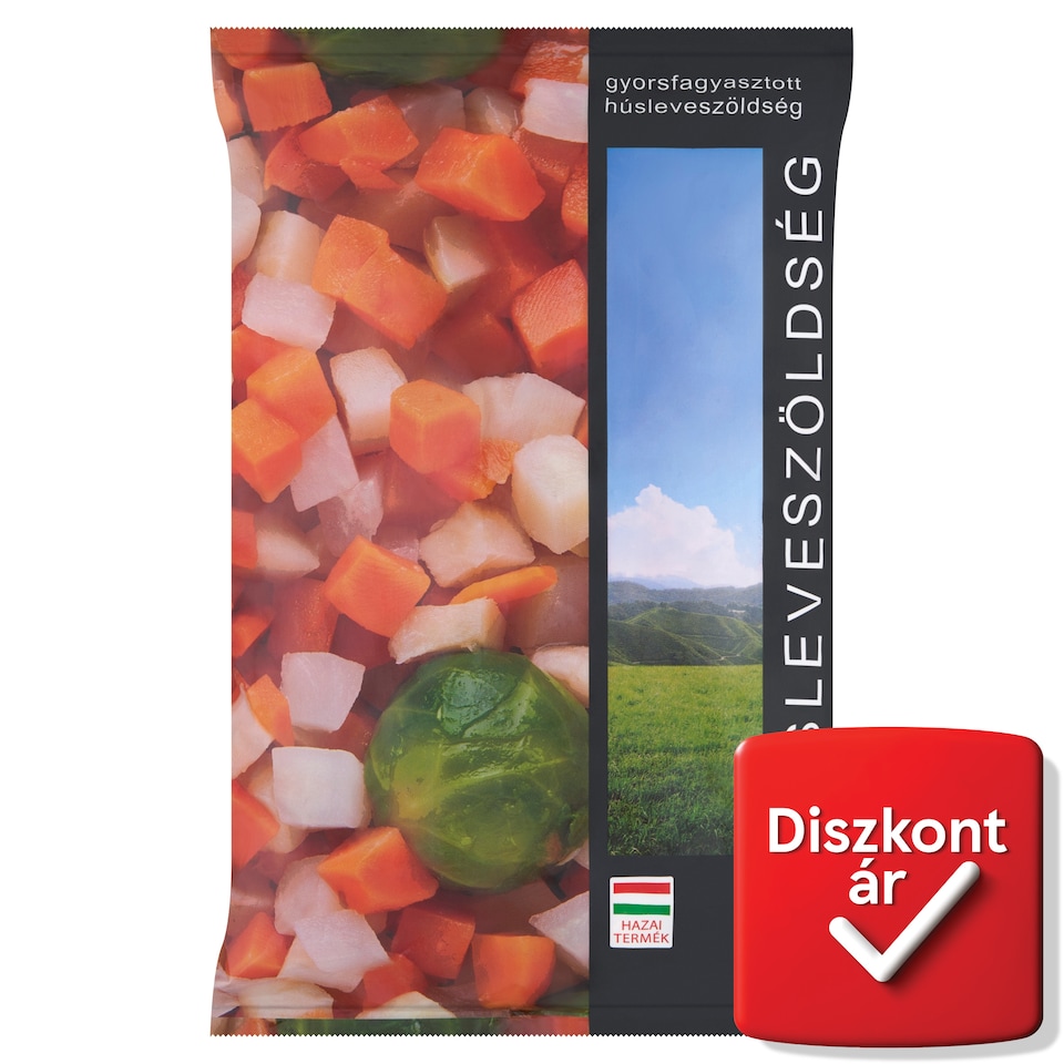 Gyorsfagyasztott húsleveszöldség 1000 g