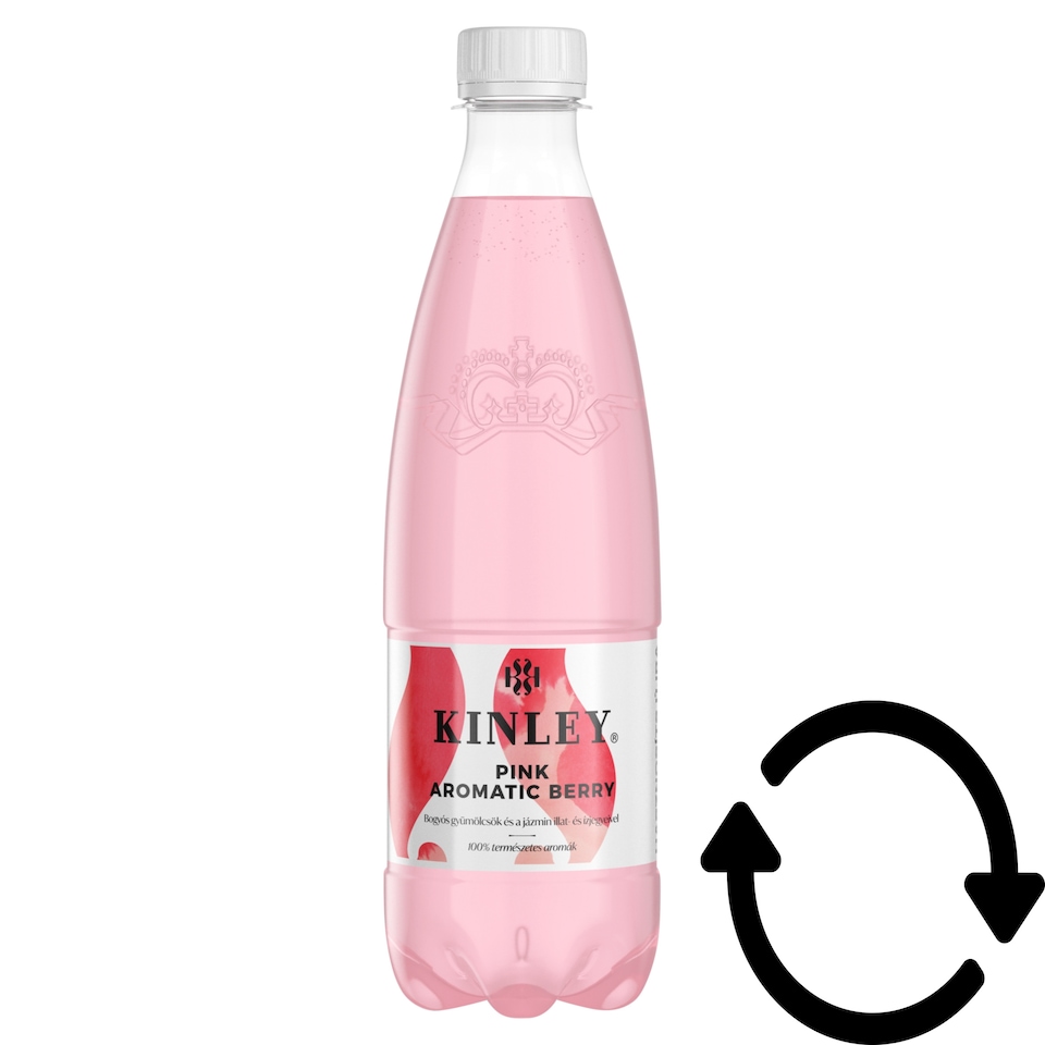 Kinley Pink Aromatic Berry szénsavas, vegyes bogyós gyümölcsízű üdítőital 500 ml