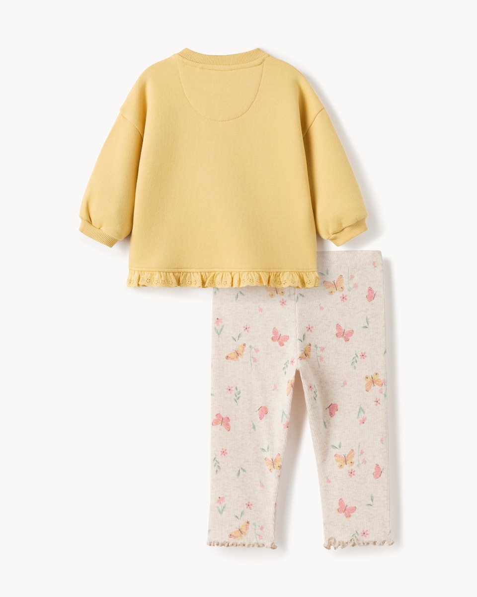 image 1 of F&F Baby 2-Piece Cotton Rich Set in Multi