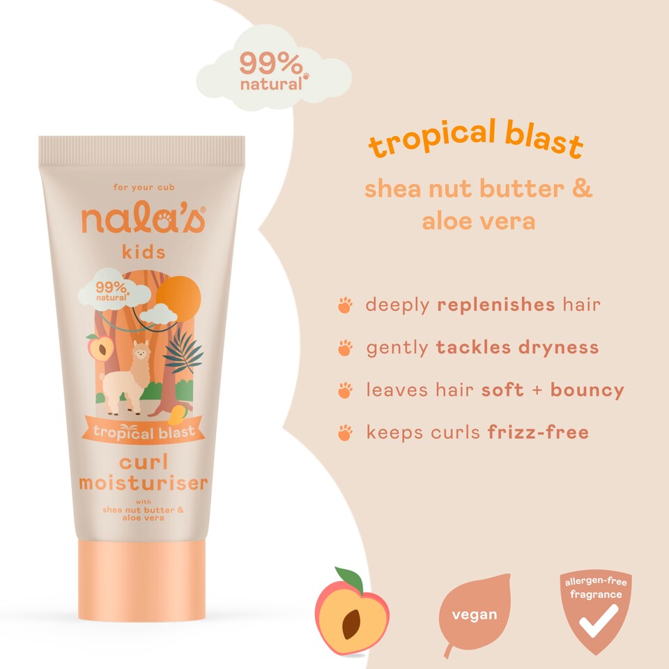 image 1 of Nala's Kids Curl Moisturiser Tropical Blast 150ml