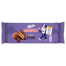 Milka Choc & Choc Soft Sponge Dipped in Alpine Milk Chocolate with Cocoa Filling 150 g