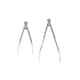 image 2 of Bakers Secret Black Stainless Steel Tongs 2 Pack