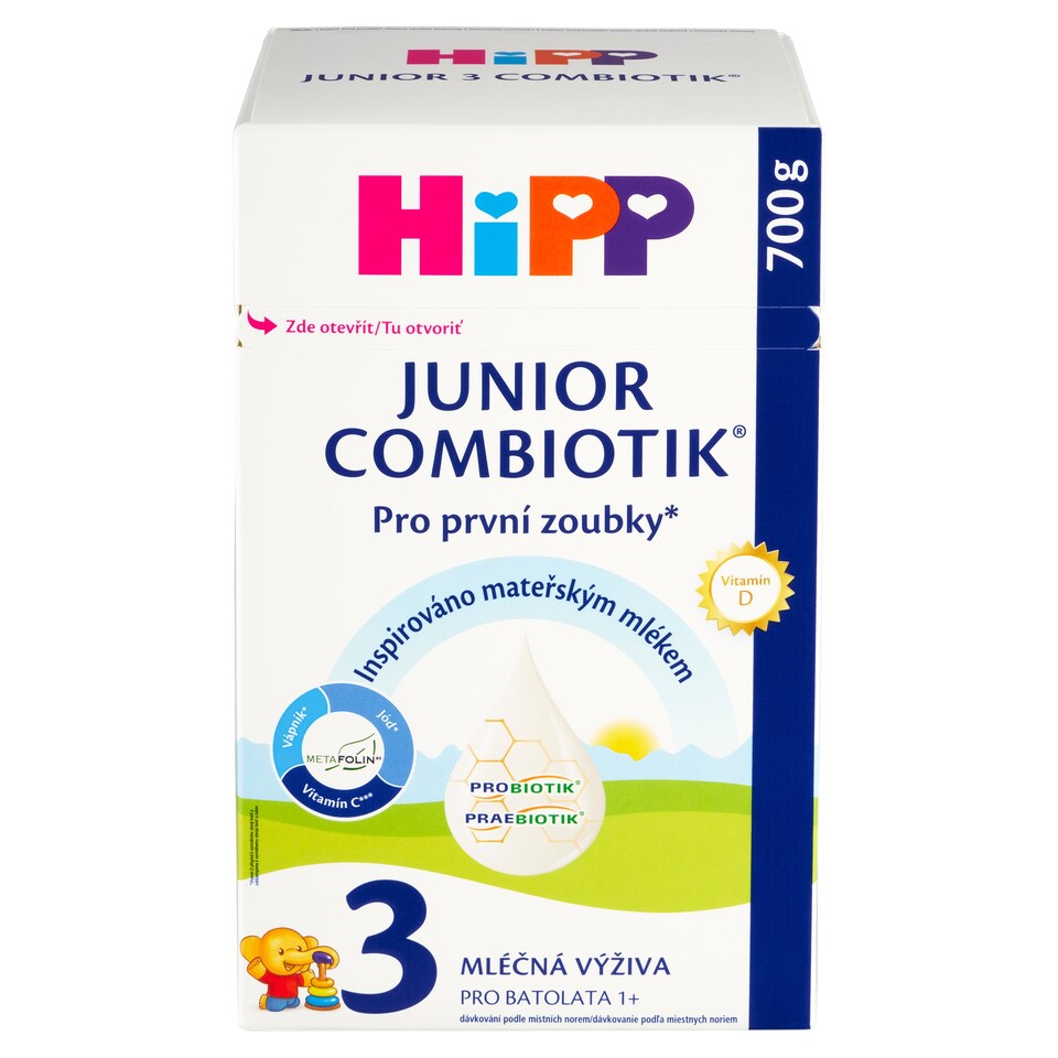 image 1 of HiPP Combiotik Junior 3 Milk Nutrition for Small Children from 1 Year in Powder 2 x 350 g (700 g)